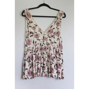 Boho babydoll top